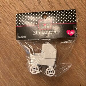 New Miniature baby carriage